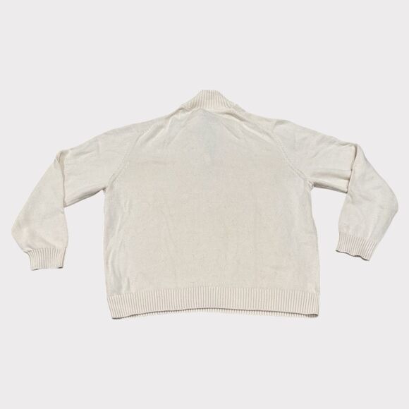 Goodthreads Men's Cream Half-Zip Sweater – Size XXL (NWT) - Picture 3 of 4
